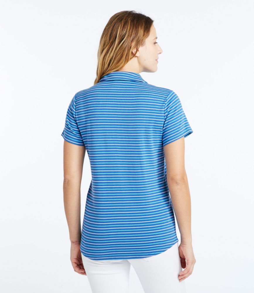 Women's L.L.Bean Polo, ShortSleeve Stripe Shirts & Tops at L.L.Bean