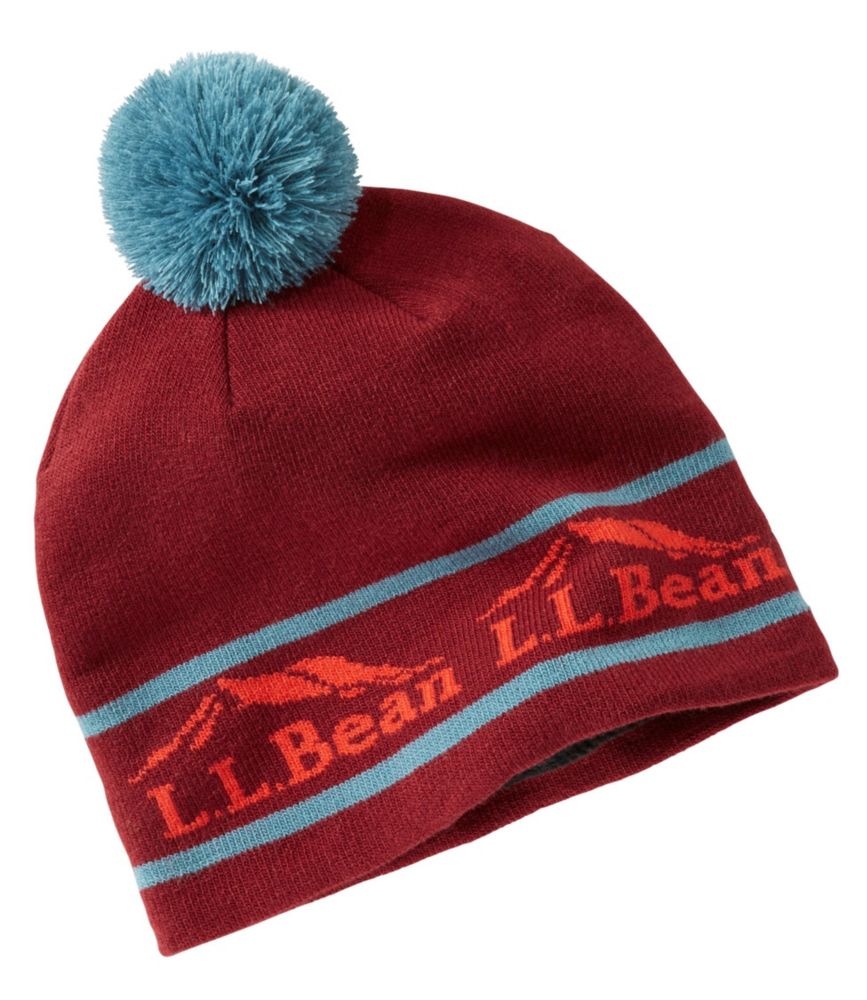 Adults' L.L.Bean Graphic Pom Hat Accessories at L.L.Bean