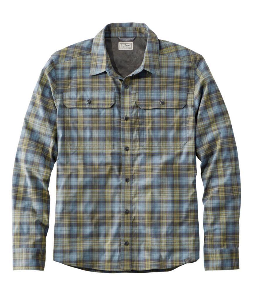 Men's LongSleeve Cresta Hiking Shirt, Plaid