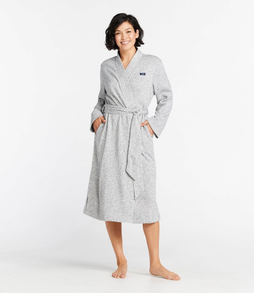 Women's Lightweight Sweater Fleece Wrap Robe Sleepwear at L.L.Bean