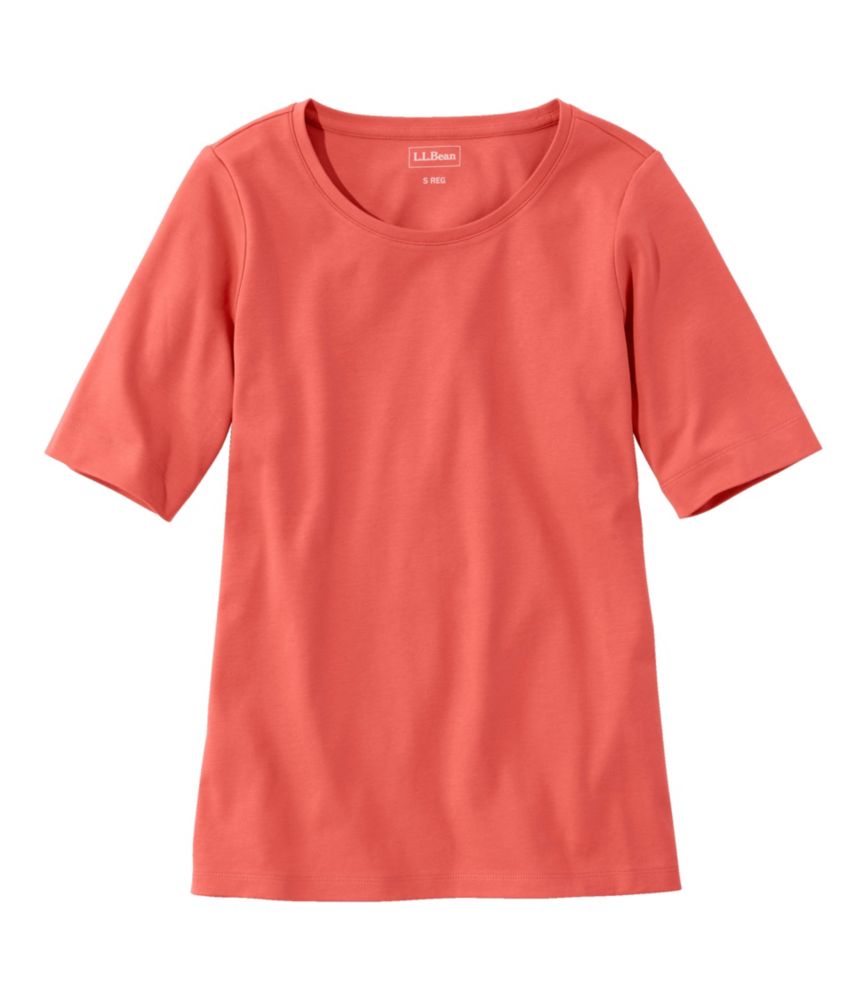 Women's L.L.Bean Jewelneck Tee, ElbowSleeve Tees & Knit Tops at L.L.Bean