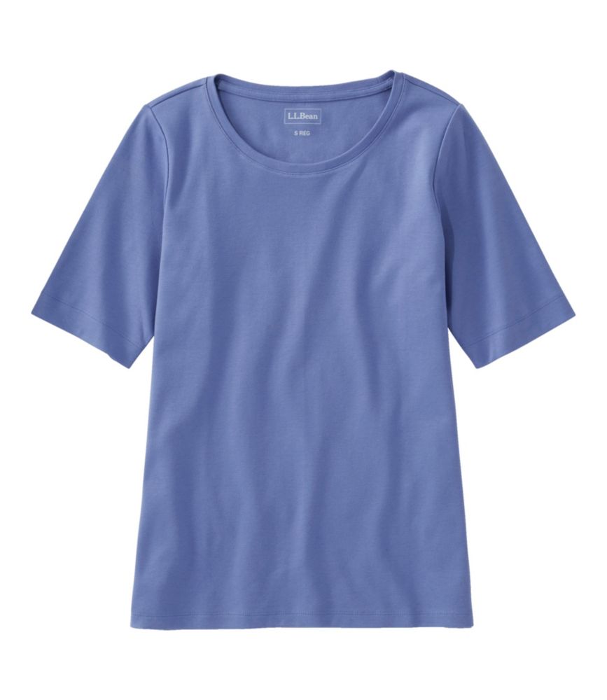 Women's L.L.Bean Jewelneck Tee, ElbowSleeve Tees & Knit Tops at L.L.Bean