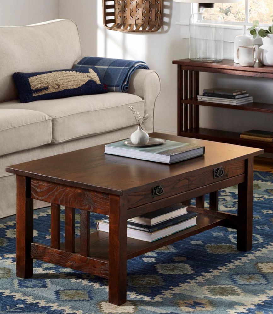 American Mission Coffee Table Storage at L.L.Bean