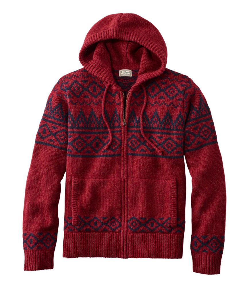 Men's L.L.Bean Classic Ragg Wool Sweater, Zip Hoodie, Fair Isle