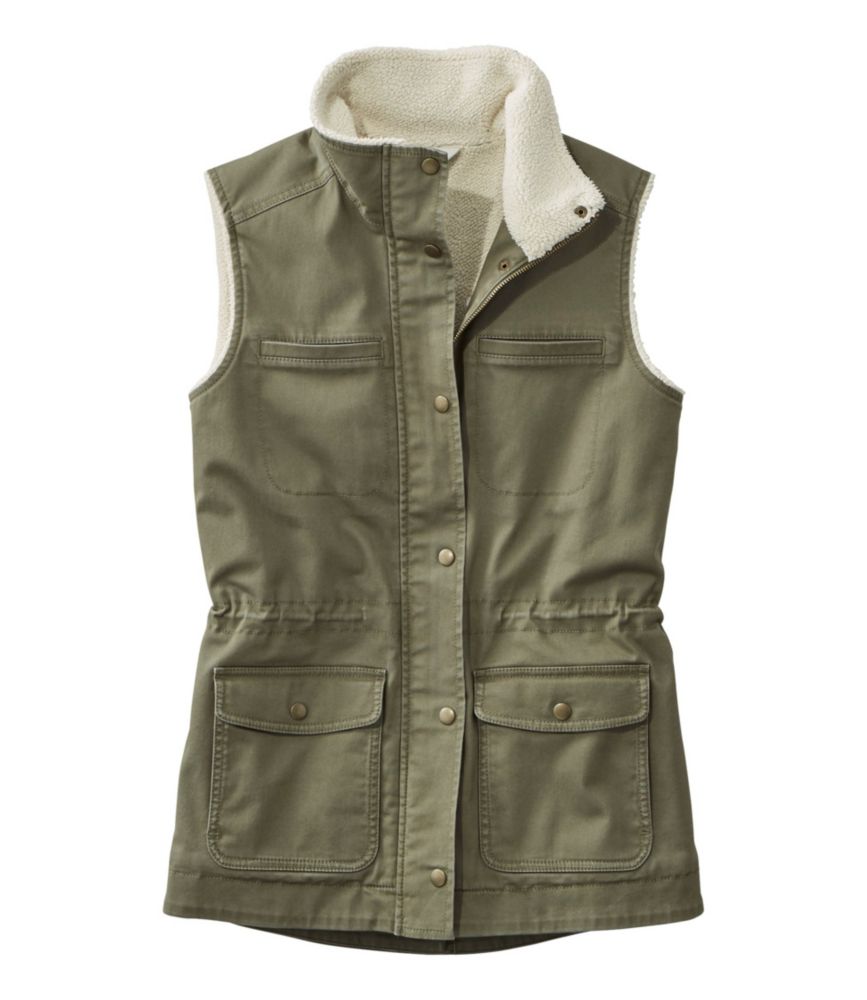 Women's Classic Utility Vest, SherpaLined