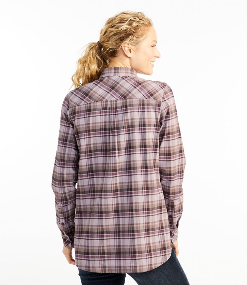 Women's Cabin Stretch Flannel Shirt, Plaid Shirts & Tops at L.L.Bean