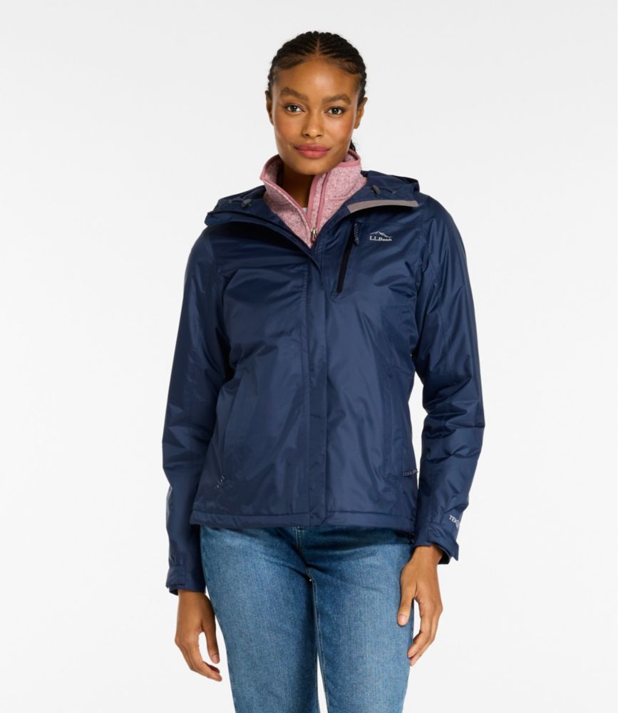 Women's Trail Model Rain Jacket, FleeceLined Women's at L.L.Bean