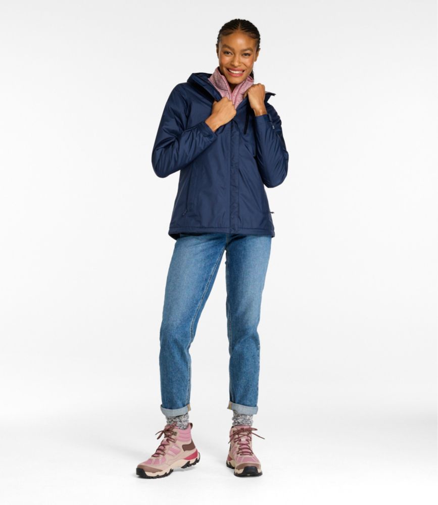 Women's Trail Model Rain Jacket, FleeceLined Women's at L.L.Bean