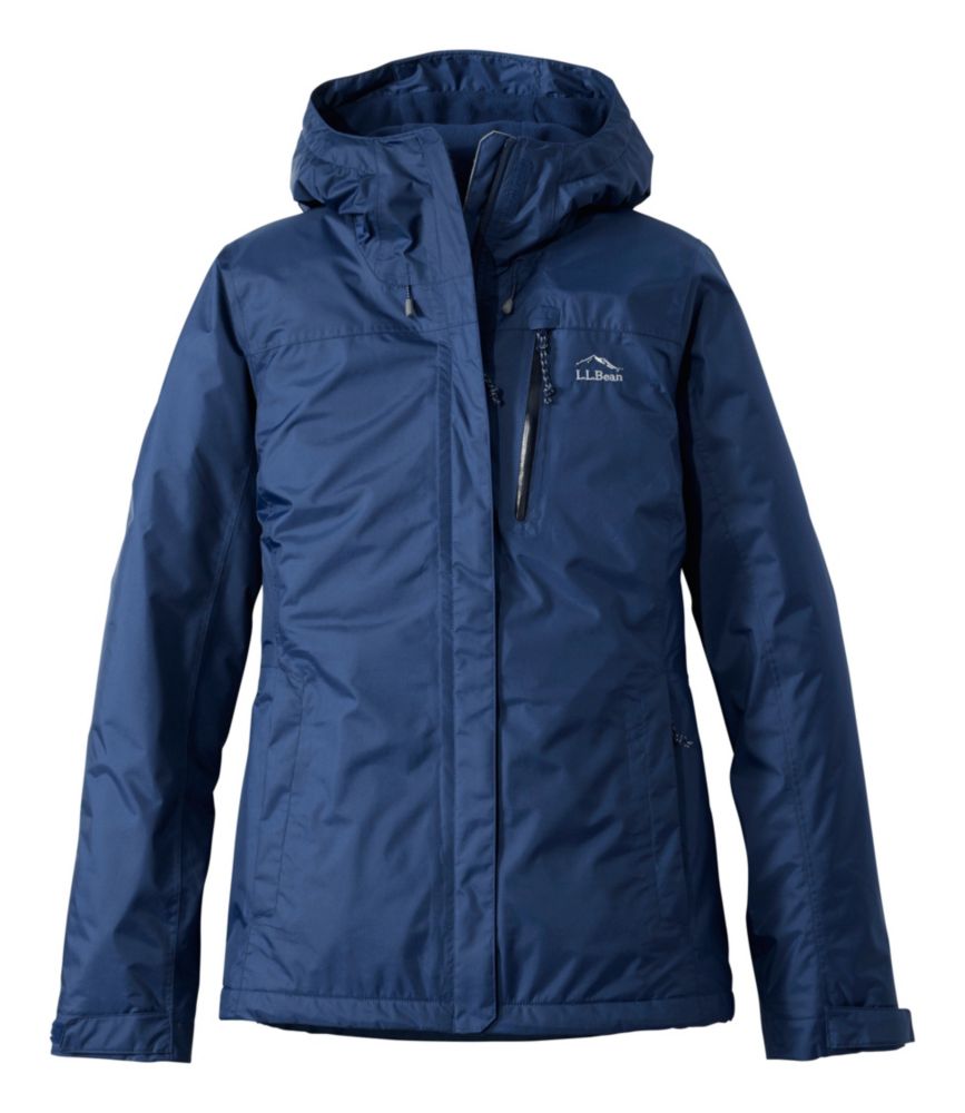 Women's Trail Model Rain Jacket, FleeceLined Women's at L.L.Bean