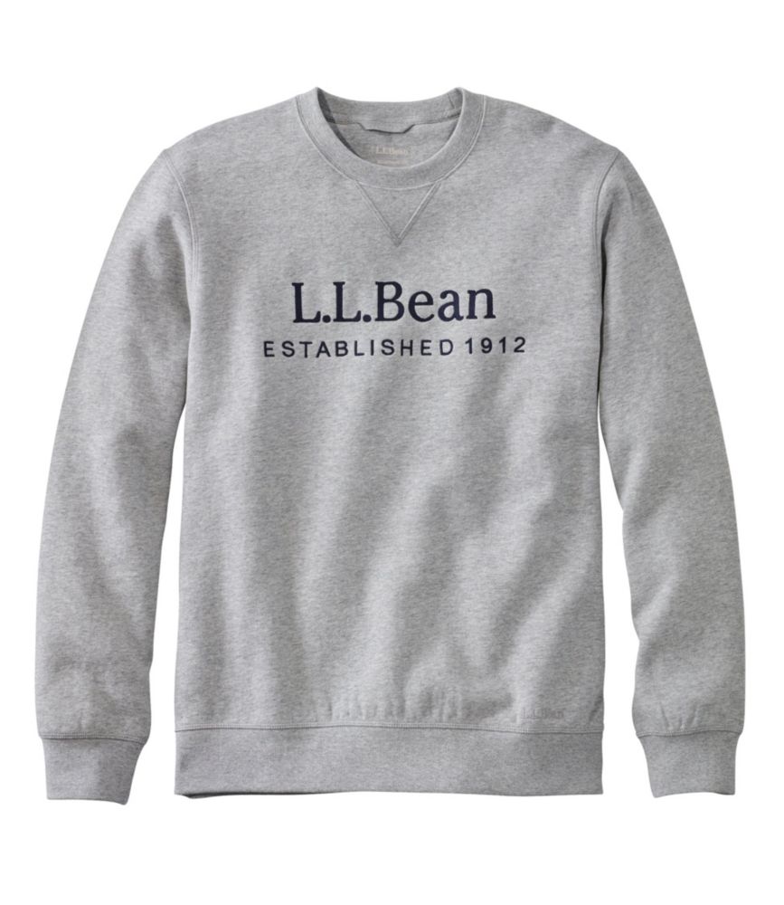 Men's Athletic Sweats, Classic Crewneck Sweatshirt, L.L.Bean Logo