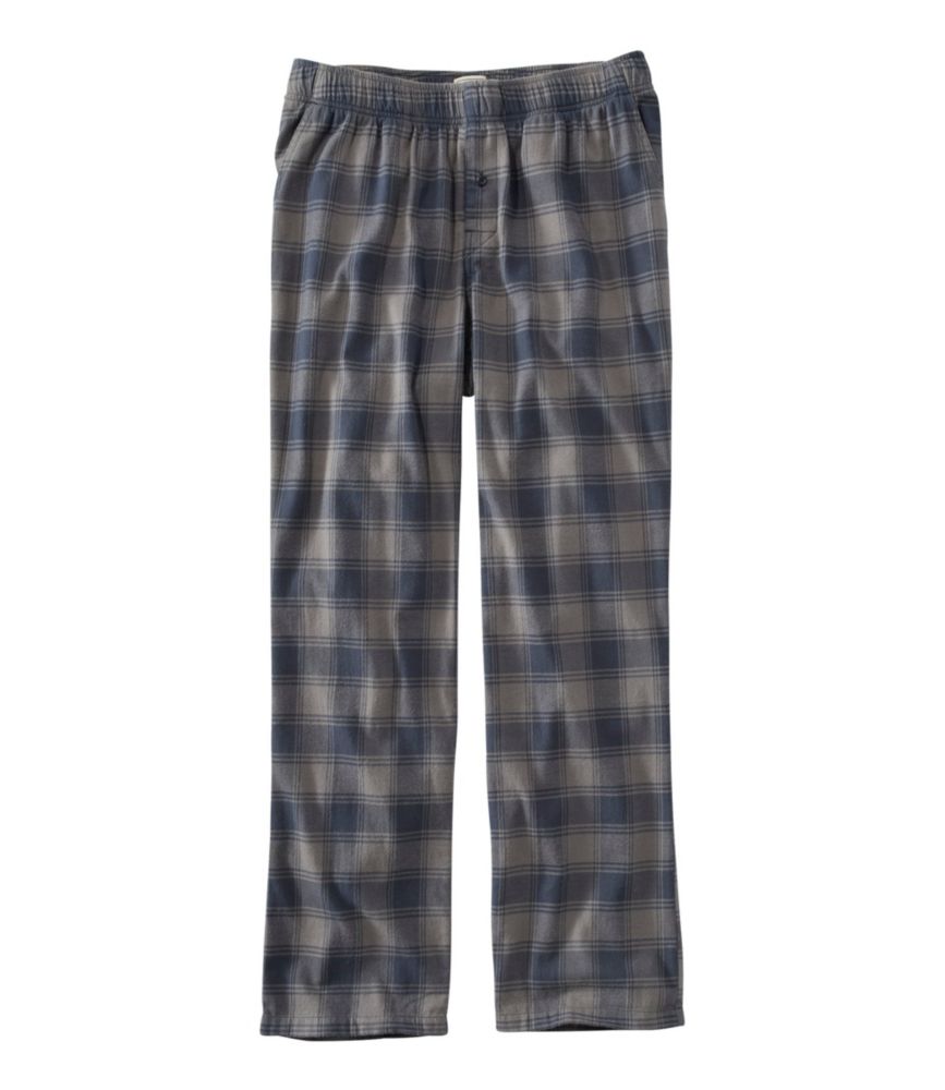 Men's Rangeley Organic Stretch Flannel Sleep Pants, Plaid Pajamas at
