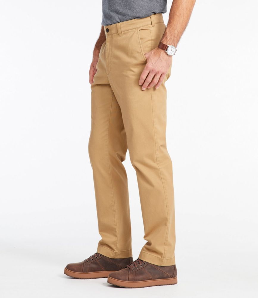Men's Lakewashed Stretch Khakis, Classic Fit, Straight Leg Pants at L