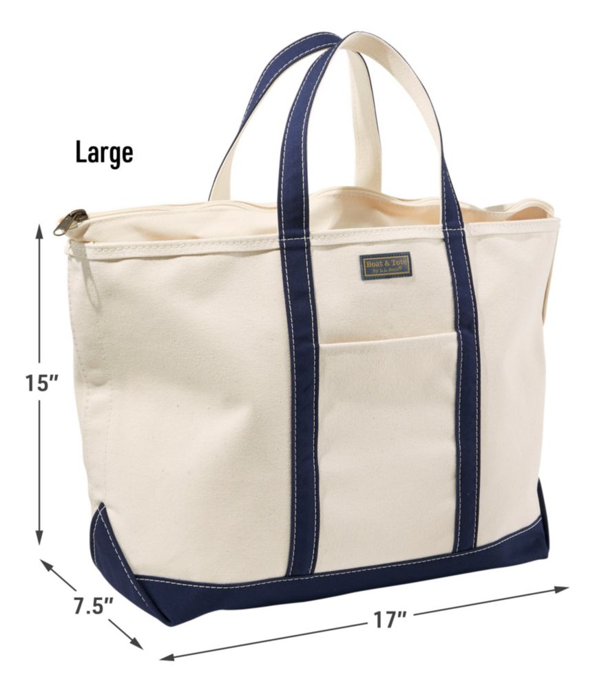 Boat and Tote, ZipTop with Pocket Tote Bags at L.L.Bean