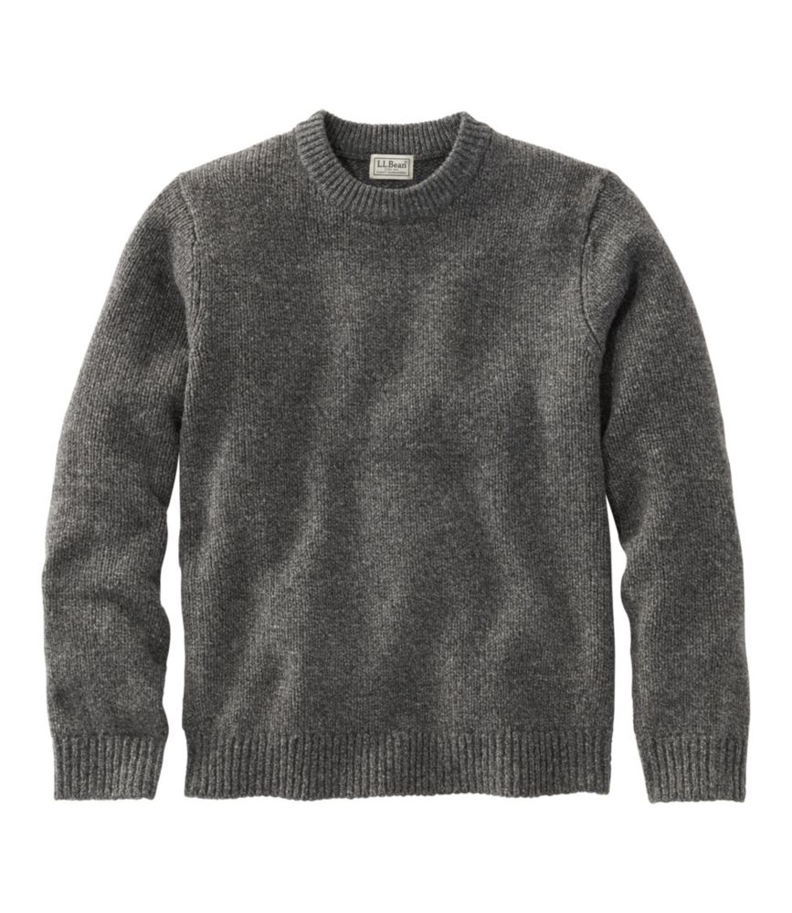 Men's Bean's Classic Ragg Wool Sweater, Crewneck Regular