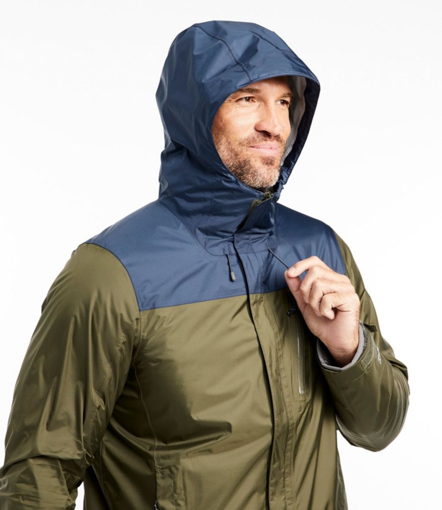 Men's Trail Model Rain Jacket, Colorblock Men's at L.L.Bean