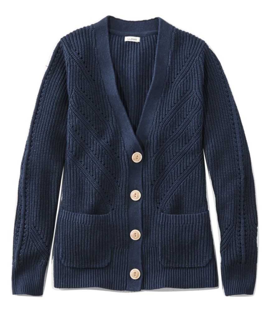 Women's LinenBlend Sweater, ButtonFront Cardigan Sweaters at L.L.Bean