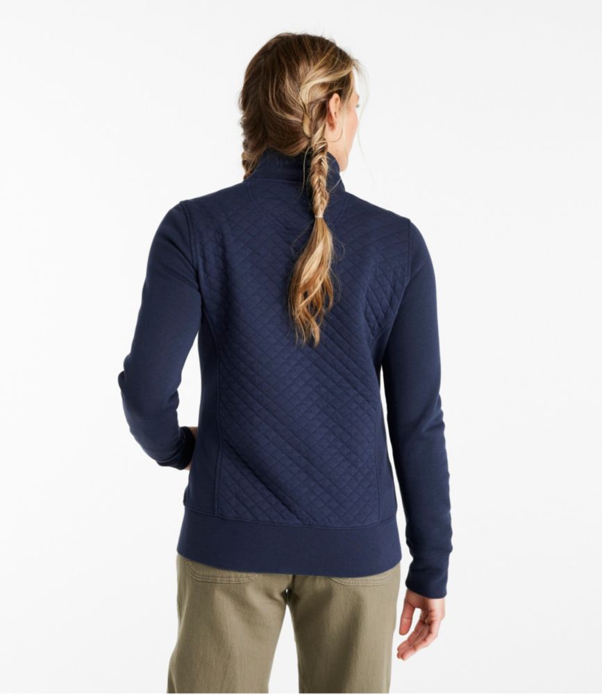 Women's Quilted FullZip Sweatshirt Sweatshirts & Fleece at L.L.Bean