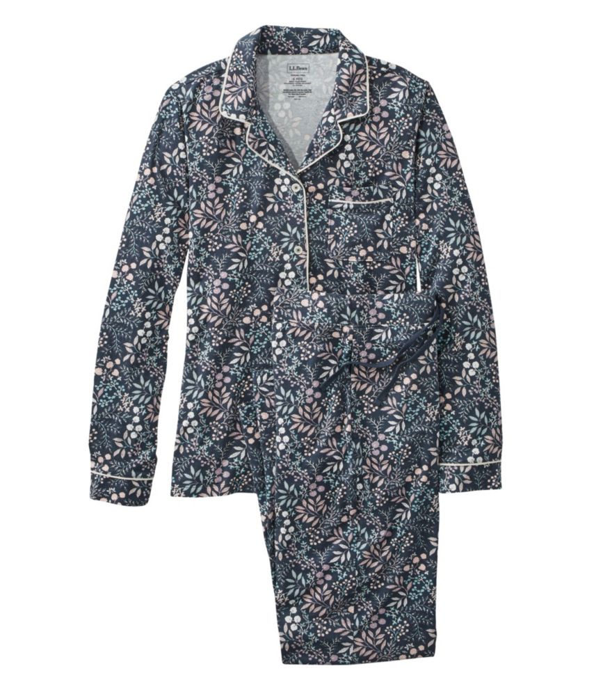Women's SuperSoft ShrinkFree Pajama Set, ButtonFront Pajamas & Nightgowns at L.L.Bean