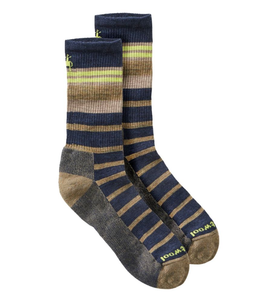 Men's SmartWool Striped Hike Light Crew Socks