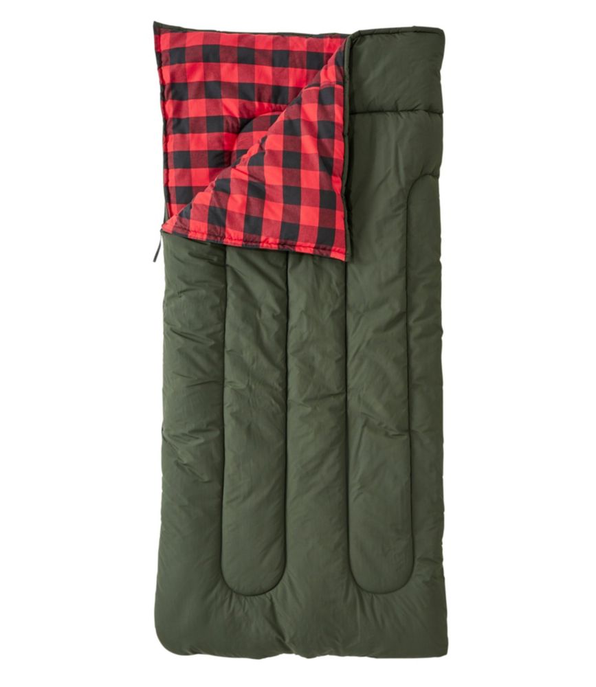 L.L.Bean Flannel Lined Camp Sleeping Bag, 20° Sleeping Bags at L.L.Bean