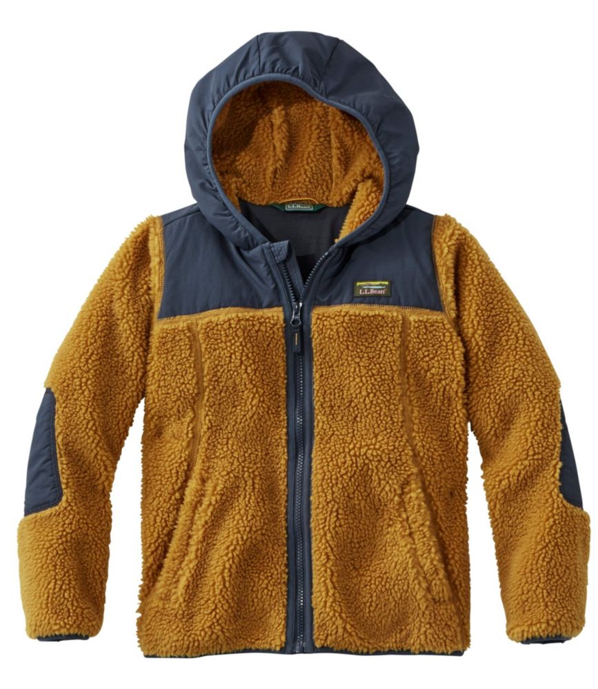Kids' Sherpa Fleece Hooded Jacket