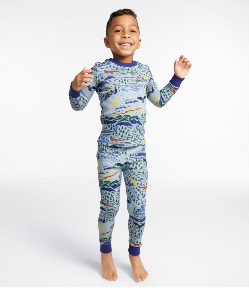 Kids' Organic Cotton Fitted Pajamas Sleepwear at L.L.Bean