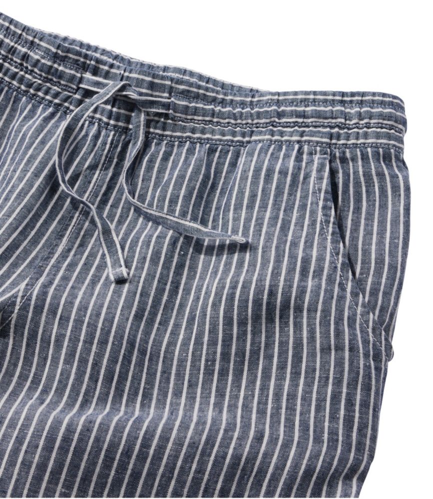 Women's Premium Washable Linen PullOn Pants, Stripe Pants at L.L.Bean