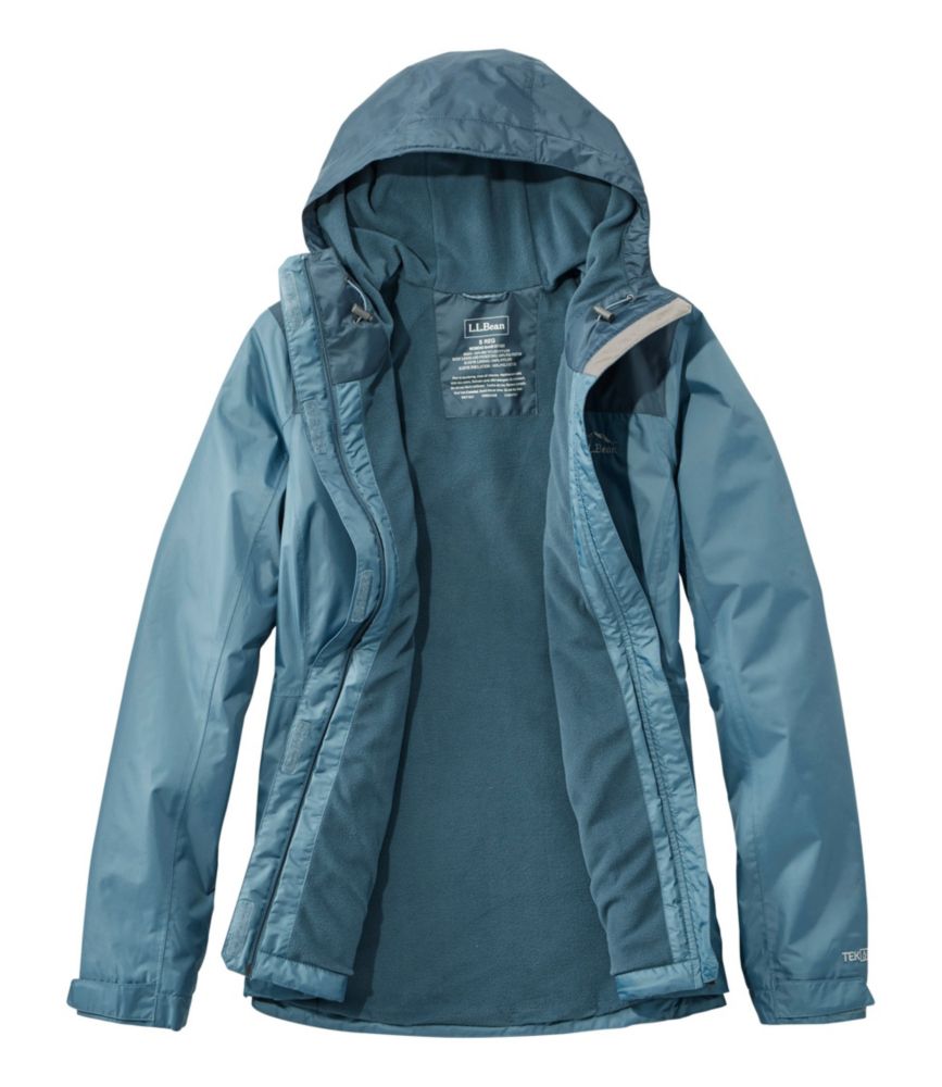 Women's Trail Model Rain Jacket, FleeceLined, Colorblock Women's at