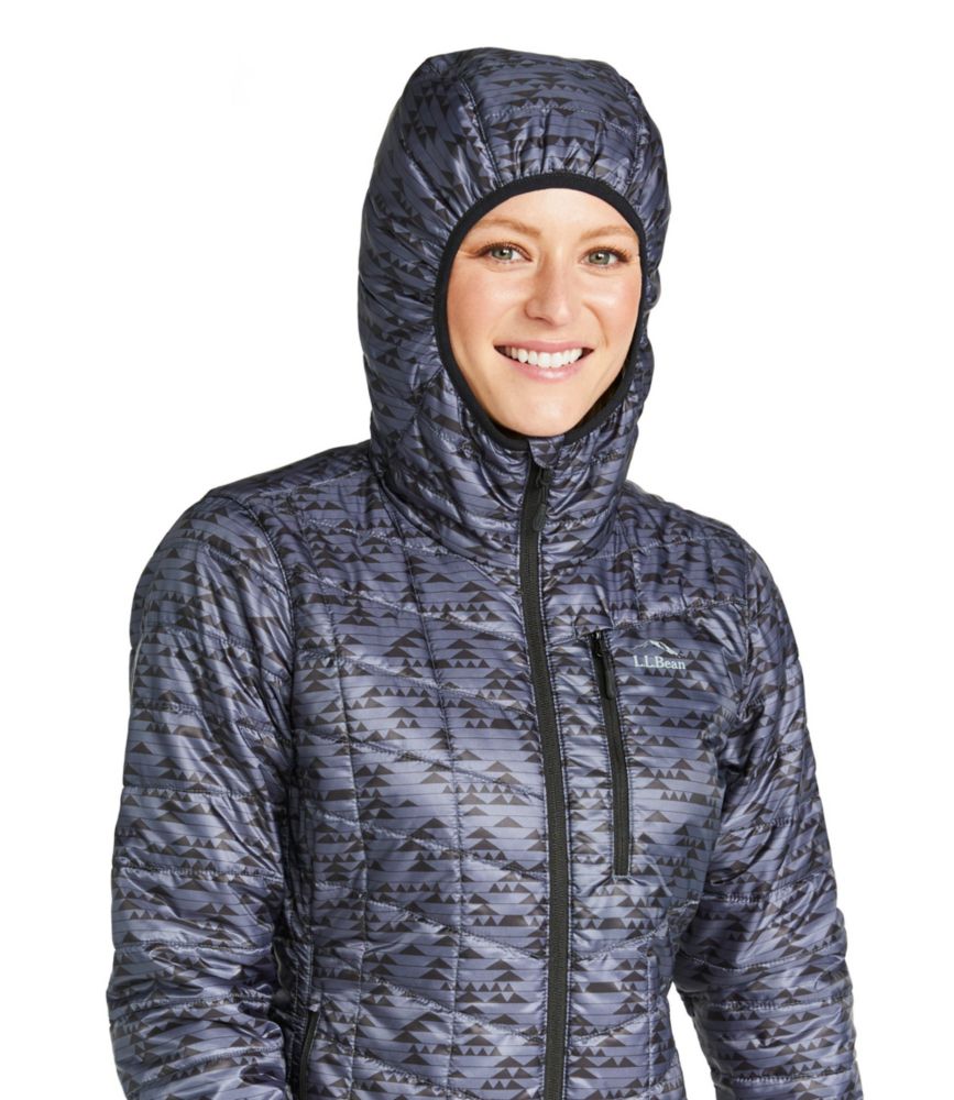 Women's Primaloft Packaway Hooded Jacket, Print Outerwear & Jackets