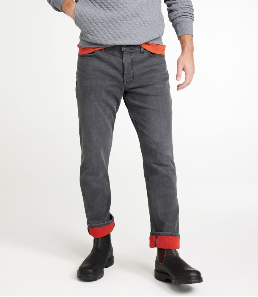 Men's BeanFlex Jeans, Standard Fit, FleeceLined