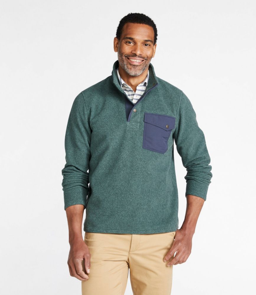 Men's Allagash Fleece Henley Sweatshirts & Fleece at L.L.Bean