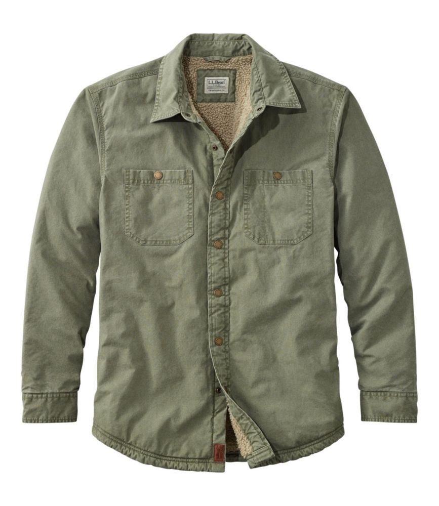 Men's 1912 Heritage Lined Shirt Jac, Canvas ShirtJackets at L.L.Bean