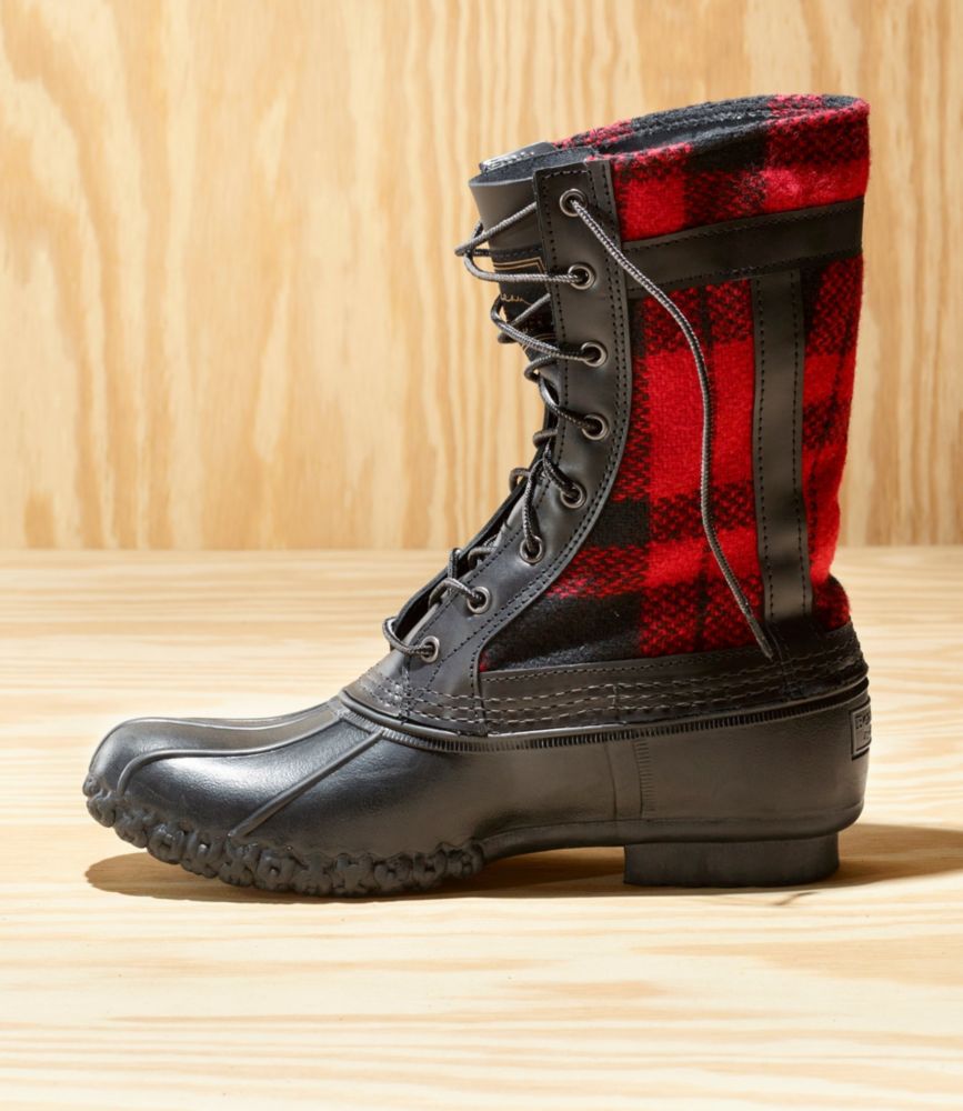 Men's L.L.Bean x Todd Snyder Heritage Bean Boots, Wool Plaid Boots at L.L.Bean