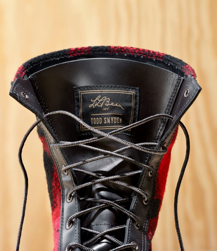 Men's L.L.Bean x Todd Snyder Heritage Bean Boots, Wool Plaid Boots at L.L.Bean