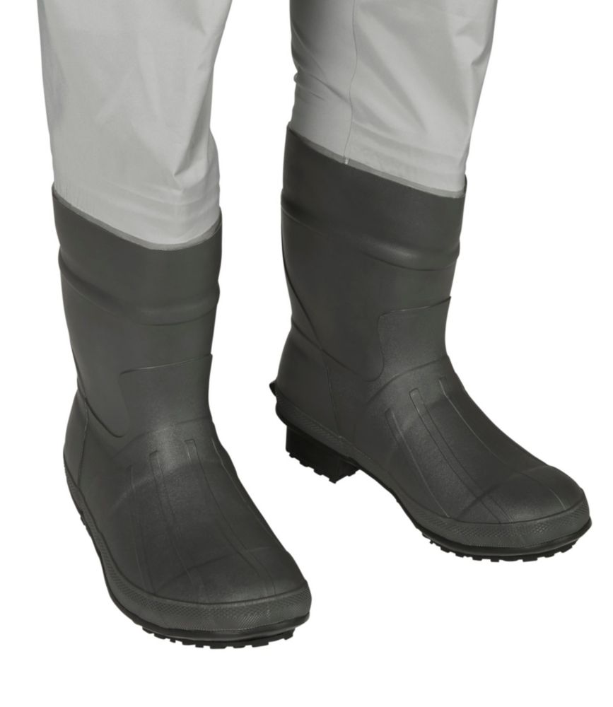 Men's Double L Stretch Boot Foot Waders with Super Seam Fishing at L