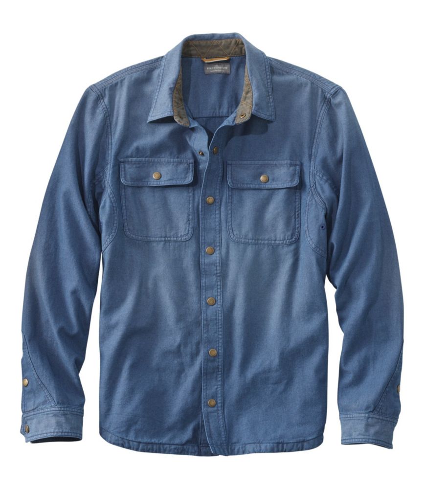 Men's Signature Denim/Twill Shirt Shirts at L.L.Bean