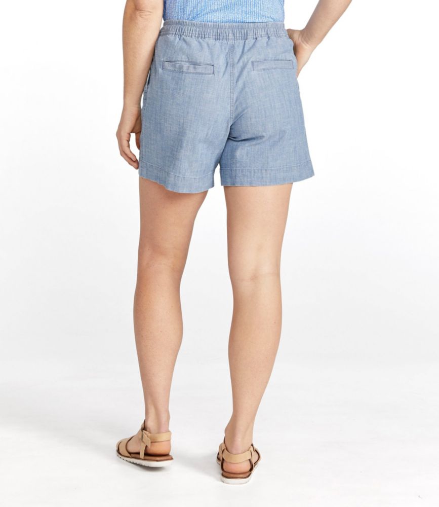 Women's Lakewashed Dock Shorts, Chambray