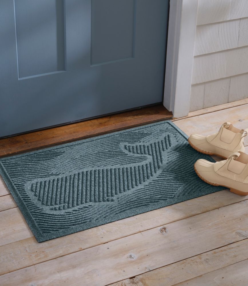 Everyspace Recycled Waterhog Doormat, Swimming Whale Waterhog Mats at