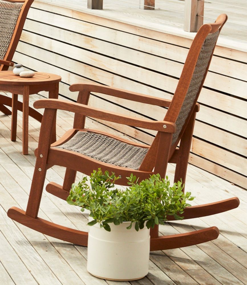 Wicker Eucalyptus Rocker Chairs at L.L.Bean