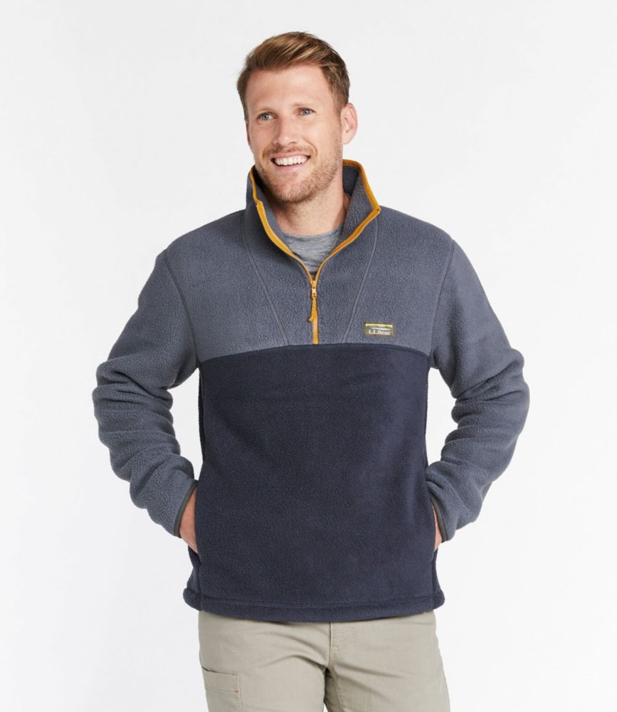 Men's Katahdin Fleece Pullover, Colorblock Sweatshirts & Fleece at L