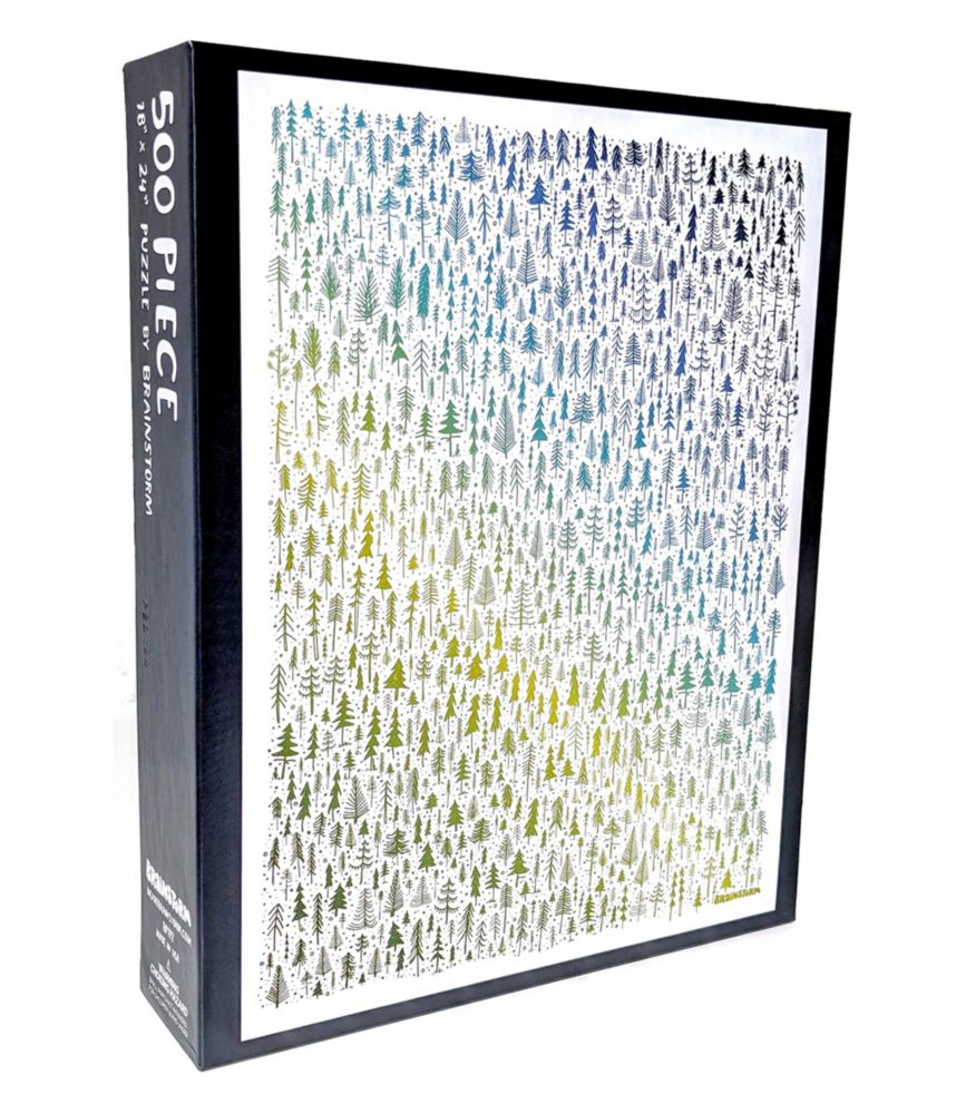 Pine Trees Puzzle 500 Pieces Games & Outdoor Toys at L.L.Bean