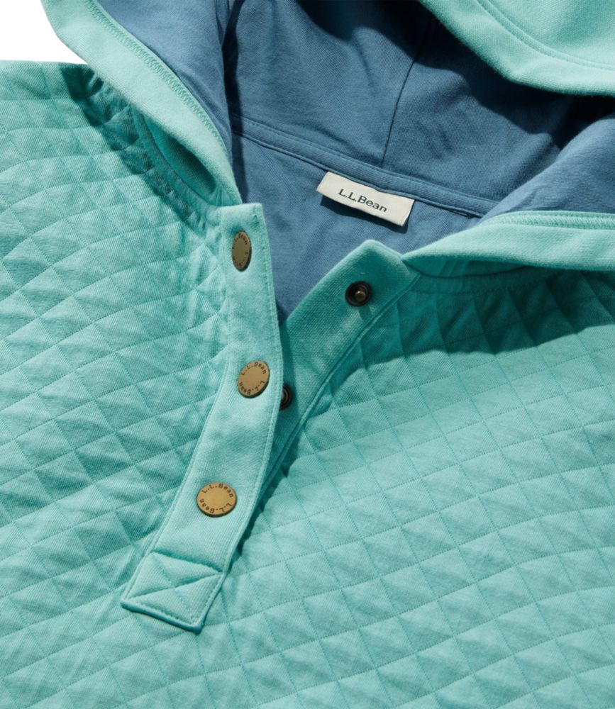 Women's Quilted Sweatshirt, Hooded Pullover Colorblock Sweatshirts