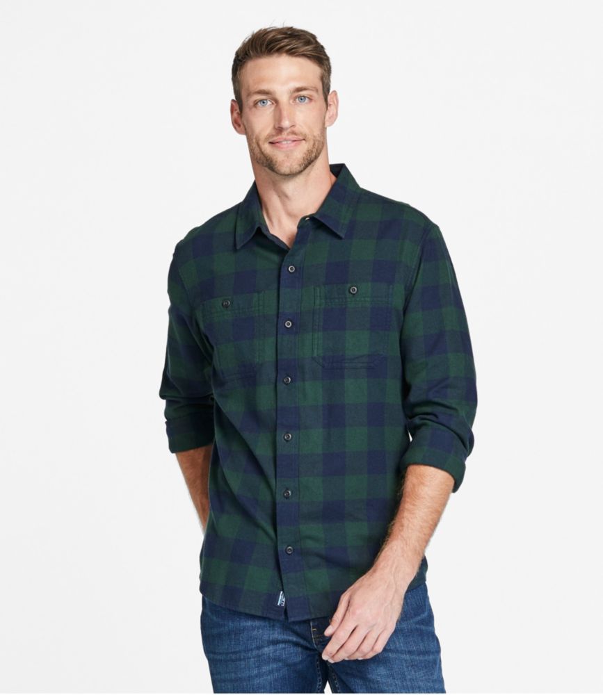 Men's Wicked Soft Flannel Shirt, Slightly Fitted Untucked Fit Casual