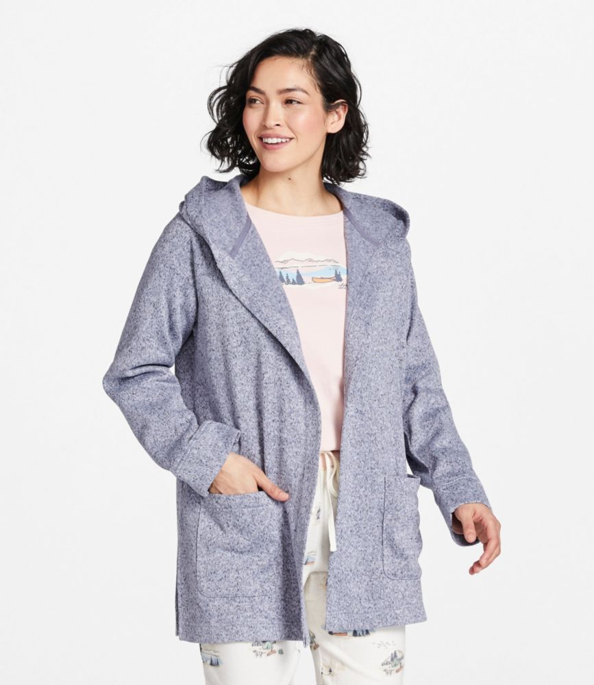 Women's Lightweight Sweater Fleece Cardigan Sleepwear at L.L.Bean