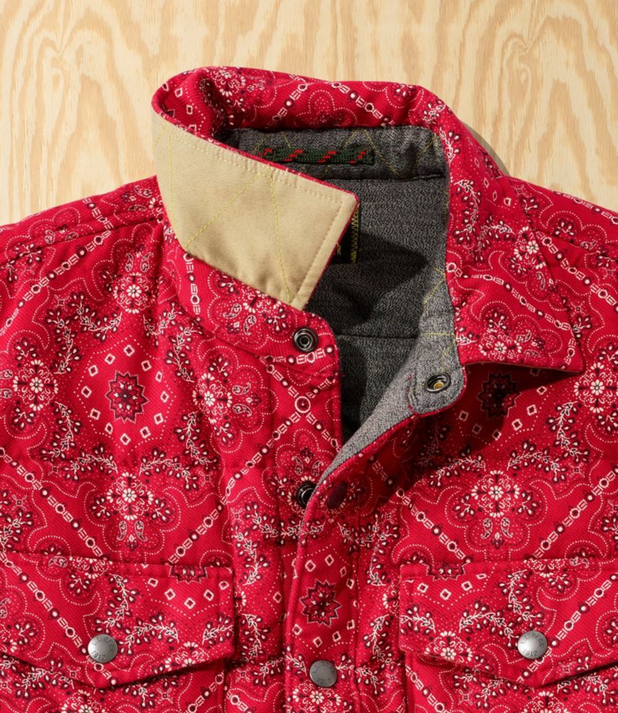 Men's L.L.Bean x Todd Snyder Quilted Flannel Shirt Shirts at L.L.Bean