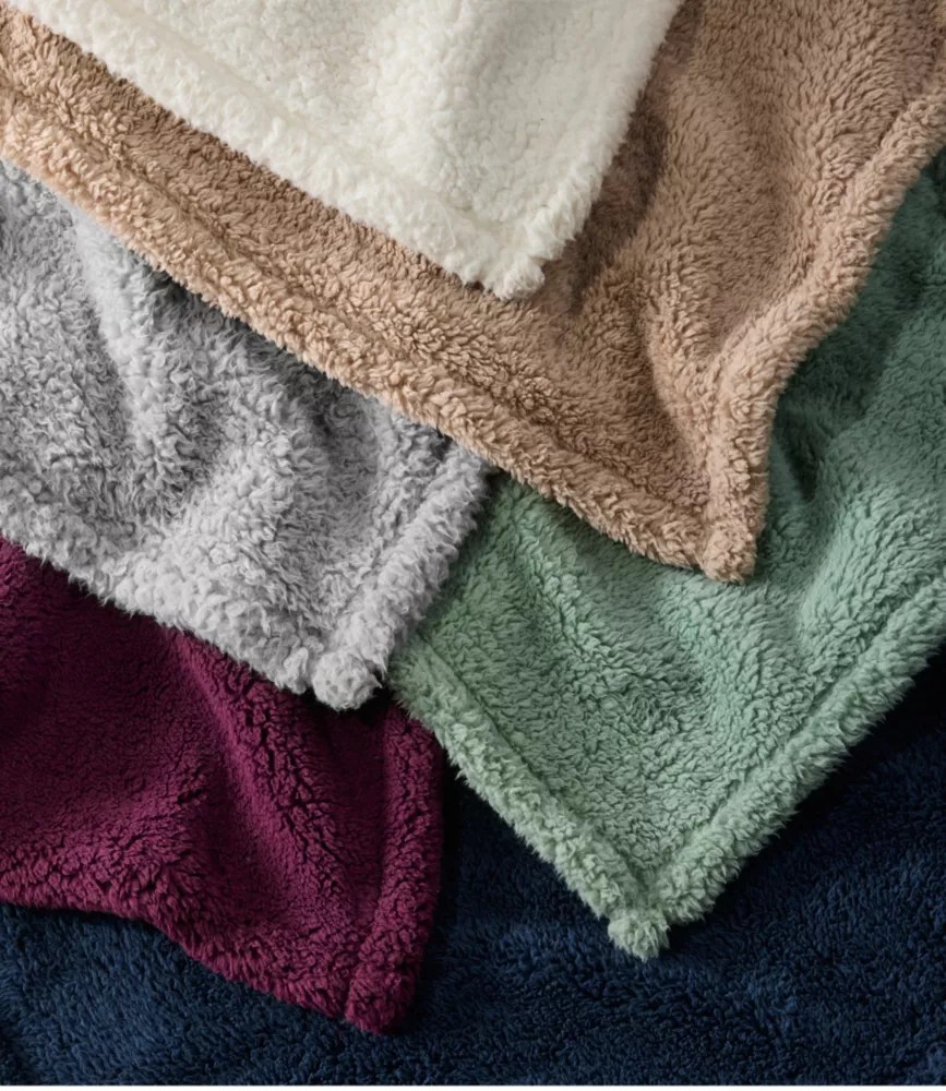 Cozy Sherpa Wearable Throw Blankets & Throws at L.L.Bean