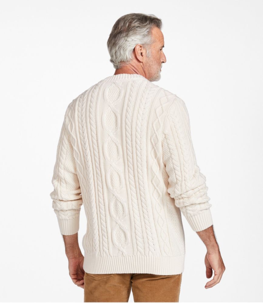 Men's Bean's Heritage Soft Cotton Fisherman Sweater, Crewneck