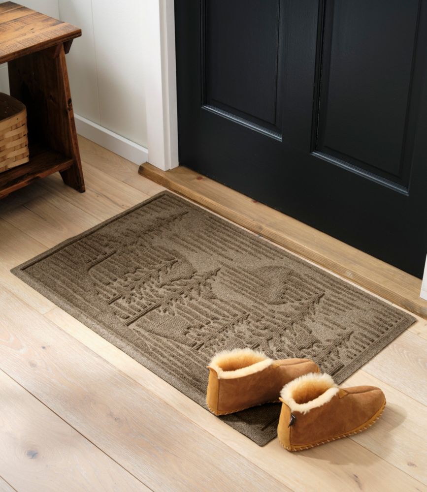Everyspace Recycled Waterhog Doormat, Pine Trees Waterhog Mats at L.L.Bean
