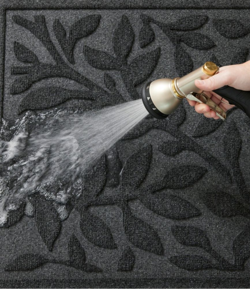 Heavyweight Recycled Waterhog Mat Runner, Woodland Leaf Waterhog Mats