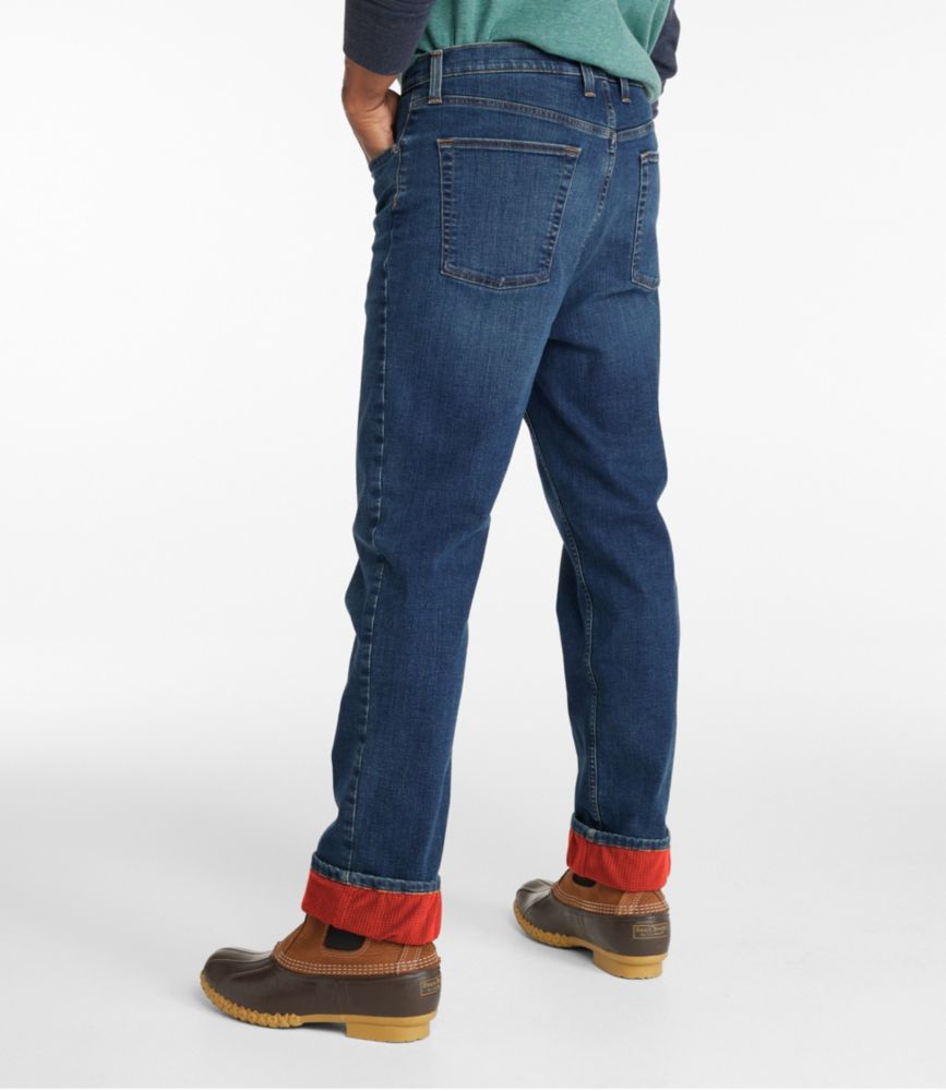 Men's BeanFlex Jeans, Classic Fit, FleeceLined Jeans at L.L.Bean